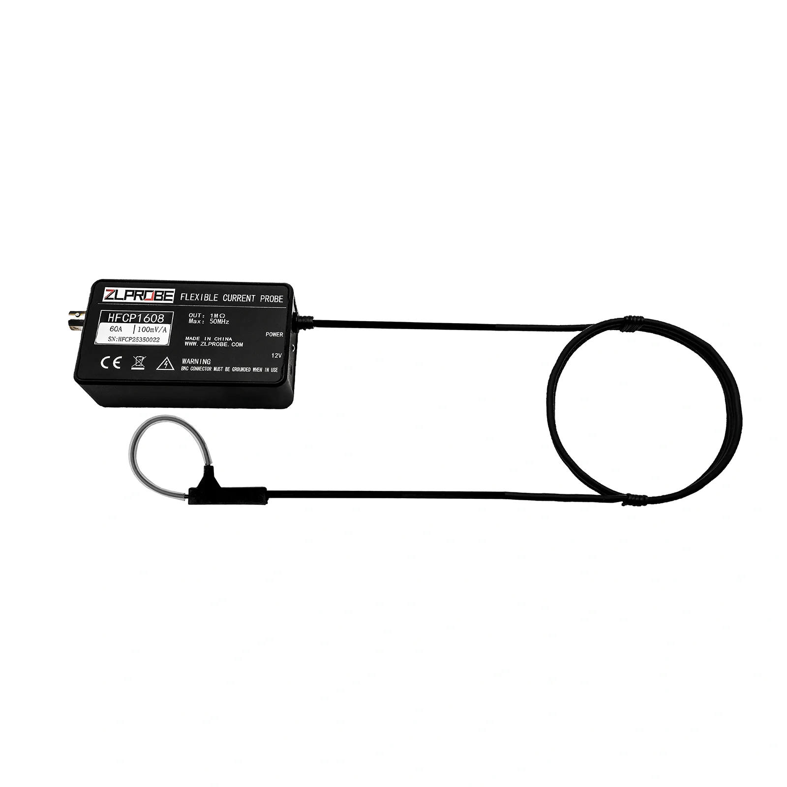 

High-frequency Rogowski Coil AC Current Probe HFCP1608 Series 60/12000A Universally Compatible Oscillosco Bandwidth 50MHz