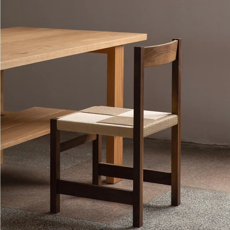 Nordic Minimalist Dining Chair Modern Designer Homestay Dining Chairs Solid Wood High-End Sedie Pranzo Moderne Home Furniture