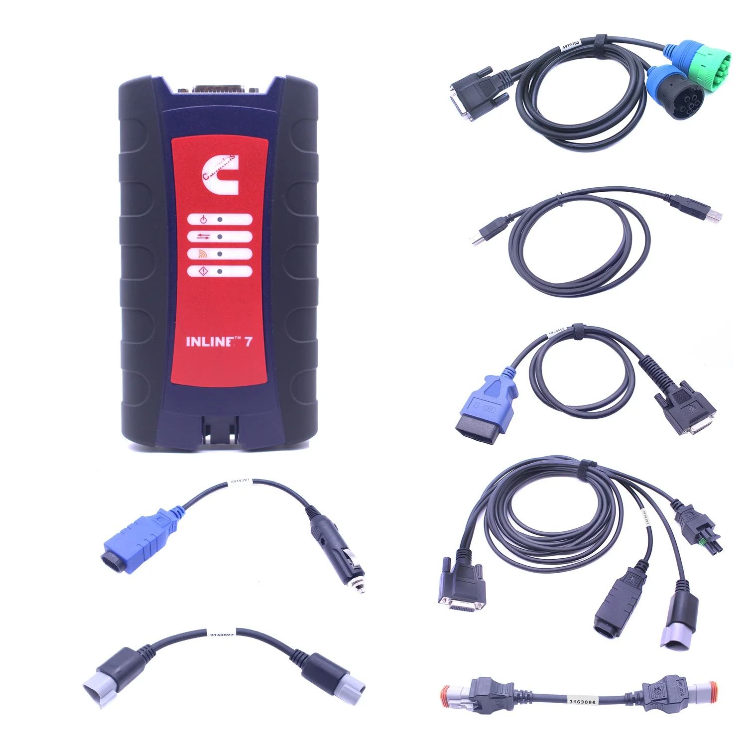 For C-ummins Inline7 Data Link Adapter C-ummins Inline 7 Truck Diagnostic Tool D Diagnostic Scanner