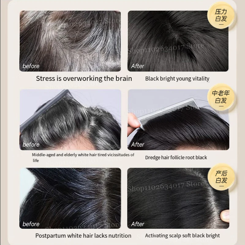 Kebahagiaan Rambut Hitam: Tonik Menutrisi dan Mengembalikan Rambut
