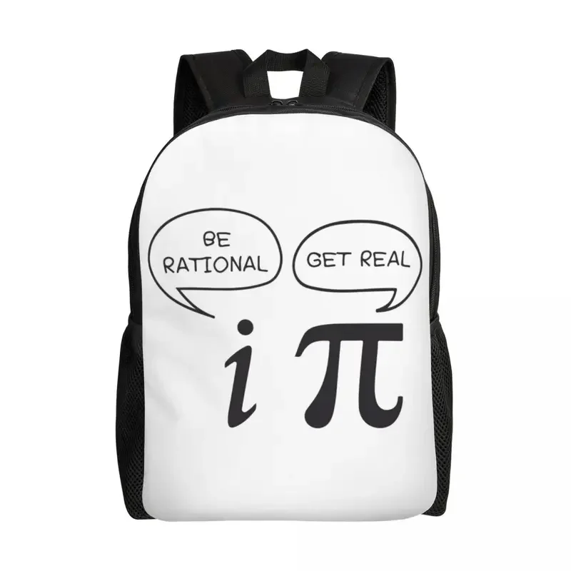 Mochila de viaje de broma de matemáticas Geek para hombres y mujeres, bolsa para computadora portátil escolar, regalo para profesores de matemáticas y ciencia, bolsas de día para estudiantes universitarios