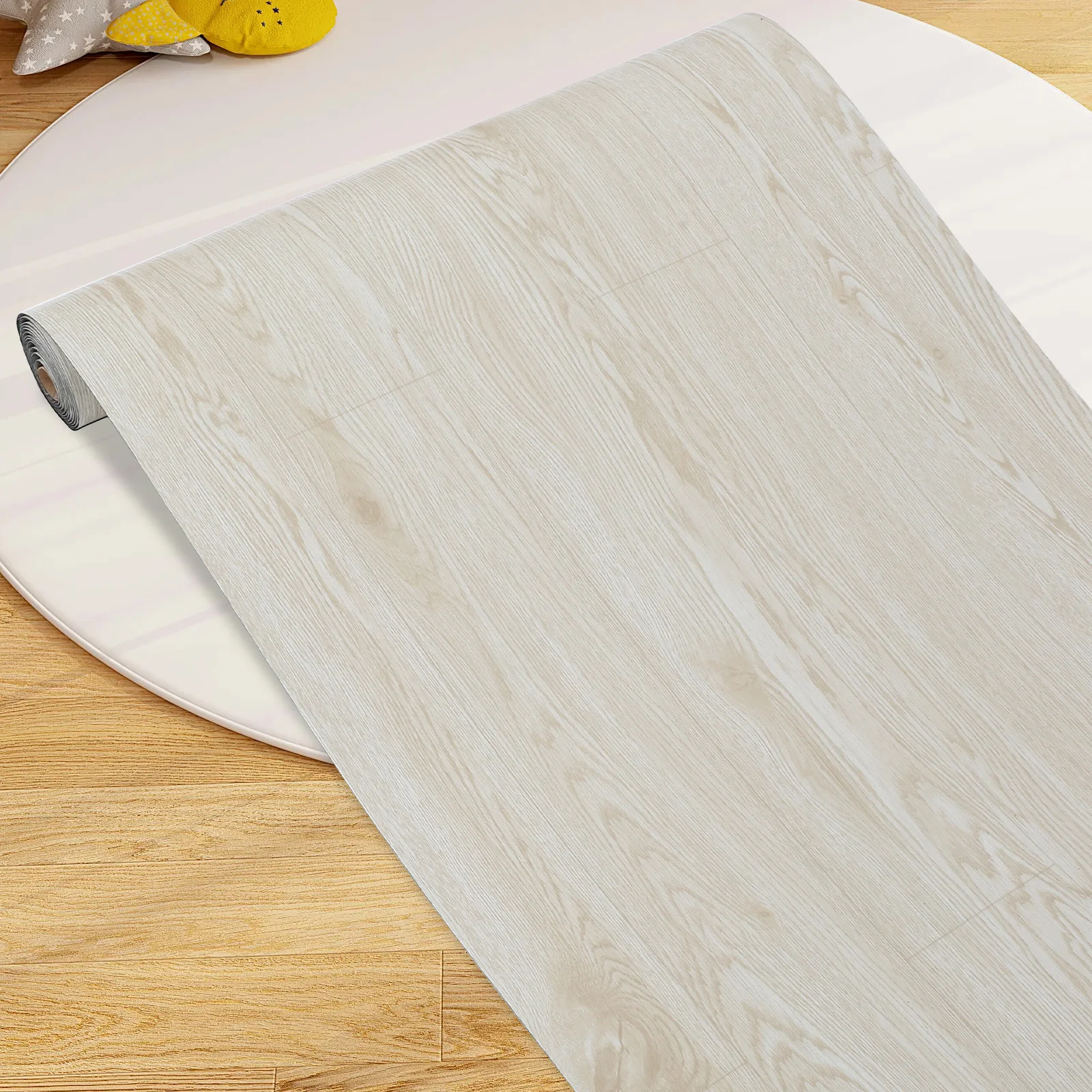 Waterproof Self Adhesive Floor Stickers PVC Flooring Roll for Indoor Outdoor Use Scratch Resistant Easy Apply Floor Decorative