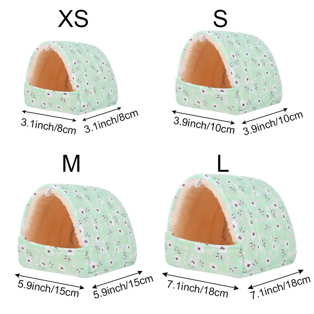 Winter Soft Hamster House Mini Animal Rabbit Squirrel Hammock Nest Guinea Pig Rat Mice Warm Sleeping Bed Pets Supplies