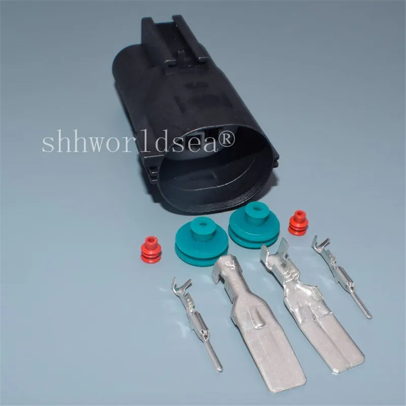 Shhworldsea 4 Pin Waterproof Connector Electric Fan Socket Plug For Ford Focus Volvo Land Rover 7282-8497-90 7283-8497-90