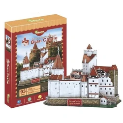 Bran Castle Dracula Romania Famous Build 3D EPS Paper Puzzle Building Model Toy World's Great Architecture Boy Girl Travel Gift