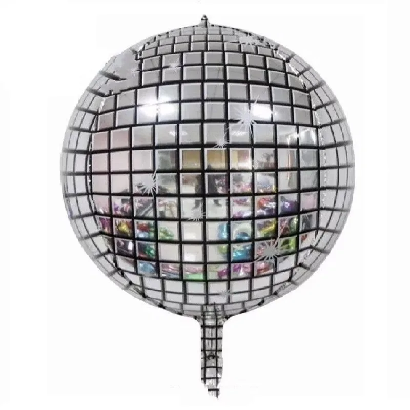 1/10 Stuks 22Inch 4D Regenboog Rolschaats Ballon Boom Box Ballon Disco Folie Ballonnen 80 90s Retro Thema Verjaardagsfeestje Decoratie