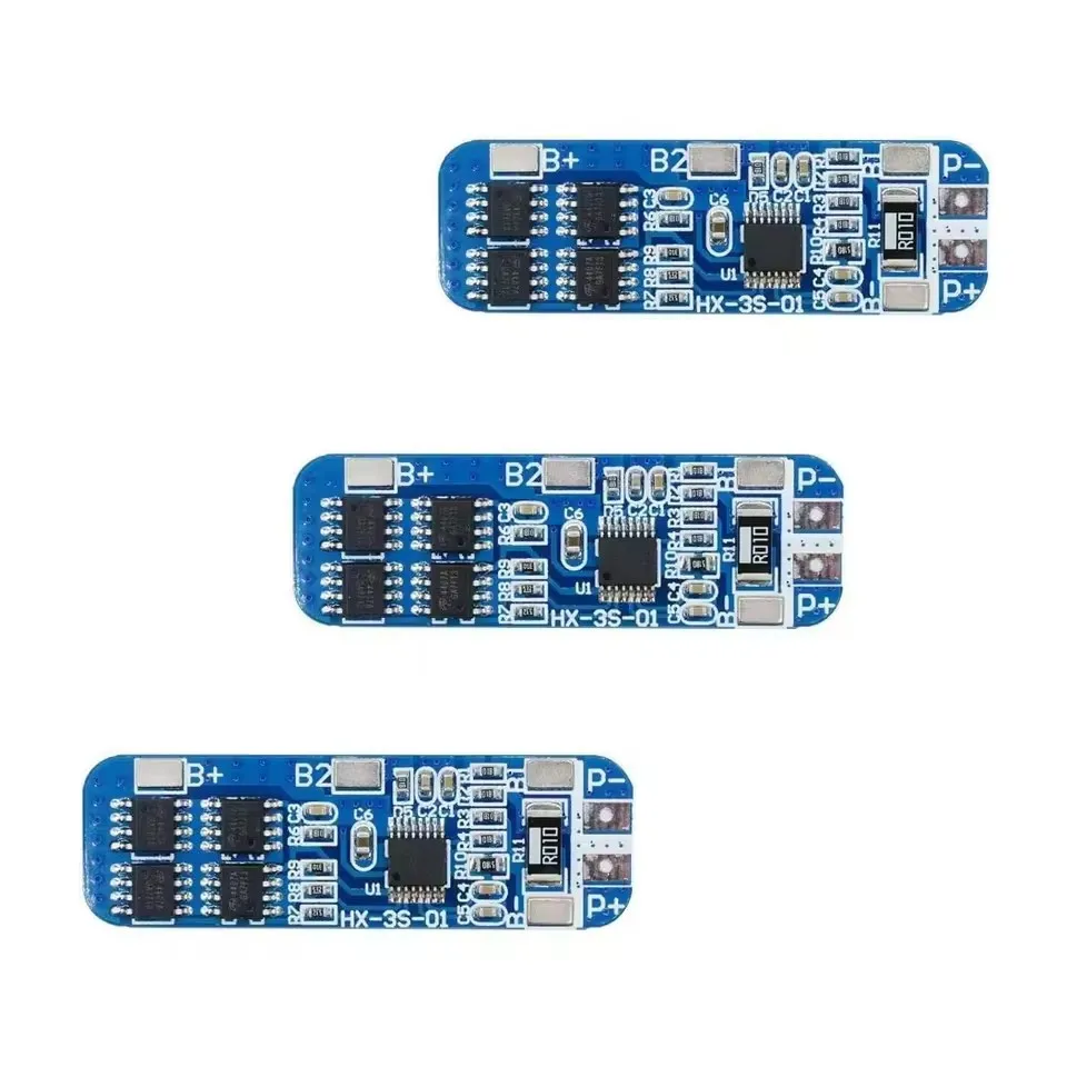 3S 10A 18650 BMS Lithium Battery Protection Board With Balance Function DC10.8V-12.6V 3-Cell Li-ion Charger Module