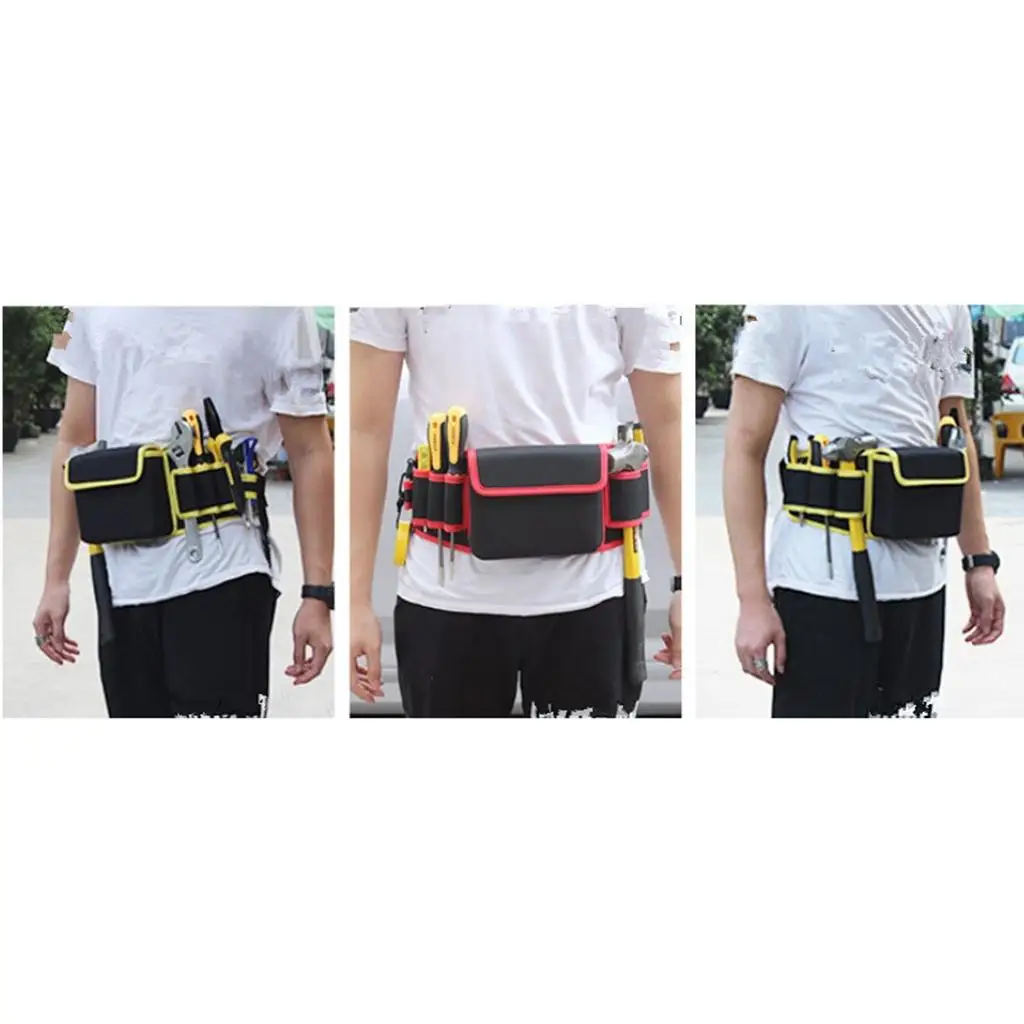 Sacos de ferramentas de espessamento de pano Oxford grande kit de ferramentas com cinto ajustável