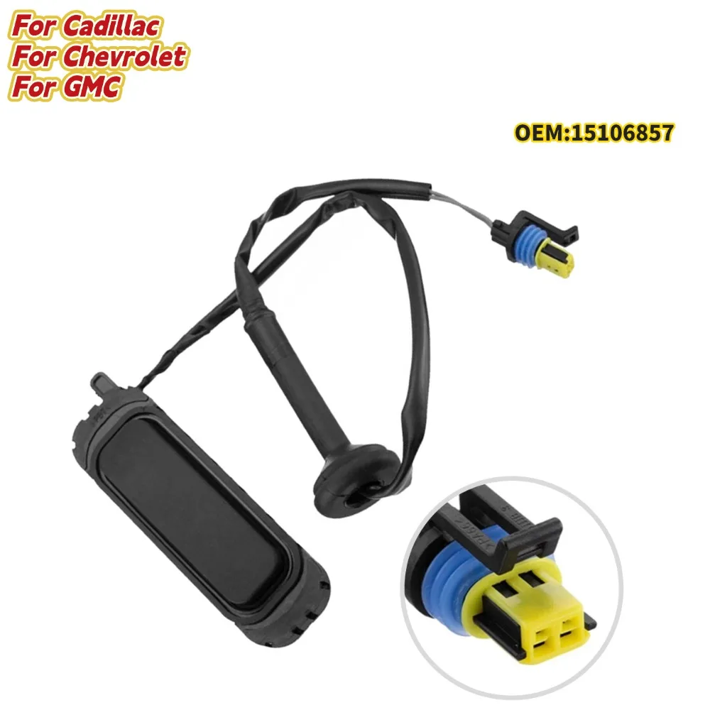 

Liftgate Tailgate Handle Switch Black For Cadillac For Escalade 2007-2014 15106857 Trunk Open Button