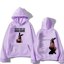 Ariana Grande Hoodie Graphic Printing Gothic Comfortable Sweatshirts Funko Pop Hip Hop Clothes Ropa Mujer Fleece Retro Pullovers