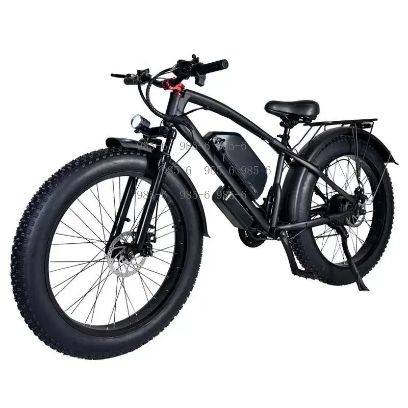 26 Inch Two-wheeled Electric Bicycle, 48V Lithium Battery Mountain Bike for Adults, Max Speed 25km/h