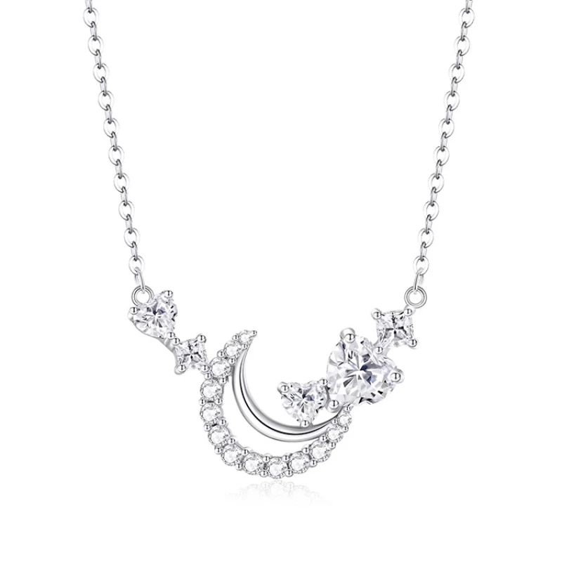 

Sterling silver necklace women's new light luxury niche temperament collarbone chain