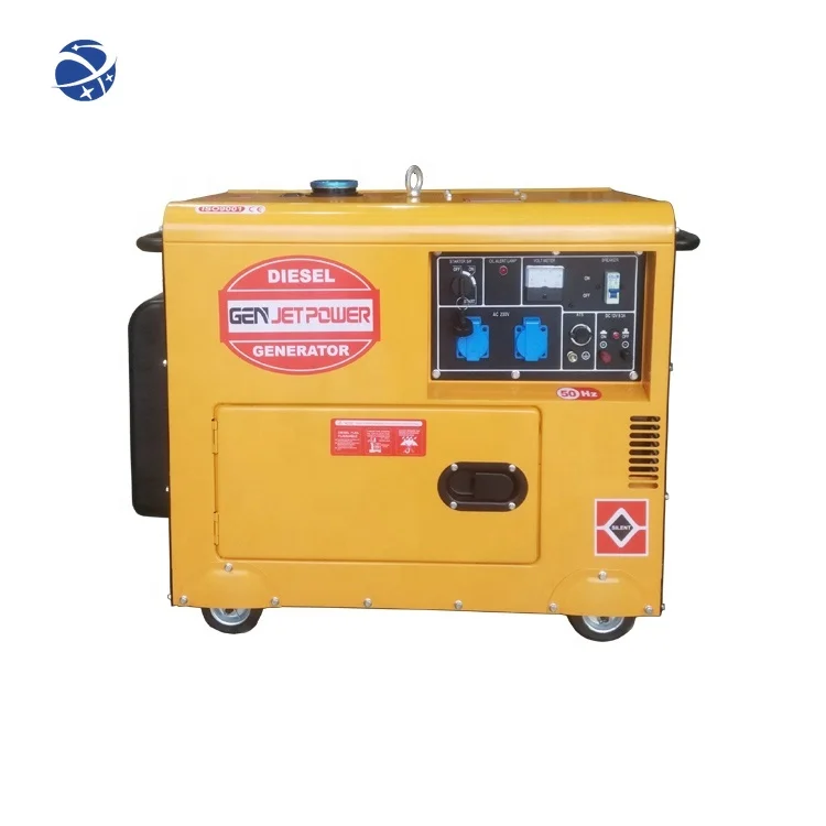 YUNYI Hot design of 2024 8 kw 10 kva super silent diesel generator AC single phase for sale