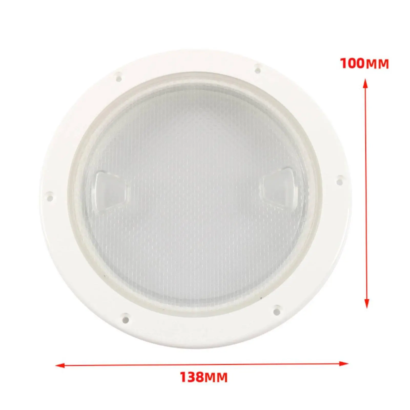 Nylon Plastic Marine Deck Plate Transparent Inspection Cover for Yacht Boat RV Watertight Round Hatch view 5