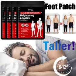 Foot Patches Height Growth Hormone Enhancer Plaster Grow Taller Foot Patch Bone Strength Calcium Supplements for Adults and Teen