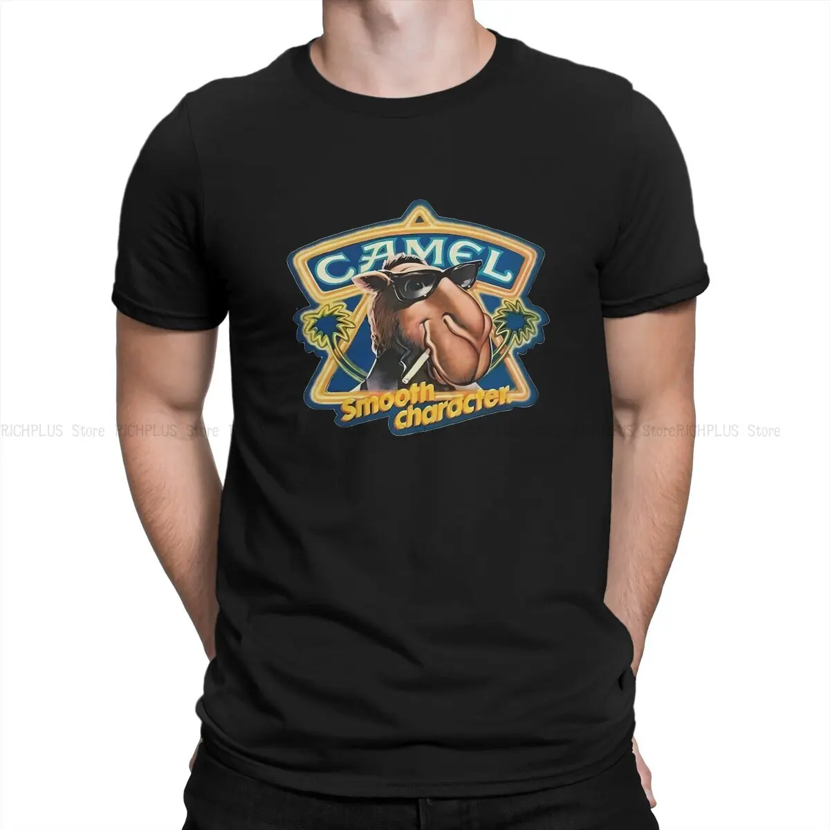 Kamel Zigaretten einzigartige T-Shirt Kamel lässig Polyester T-Shirt Sommer Zeug für Erwachsene