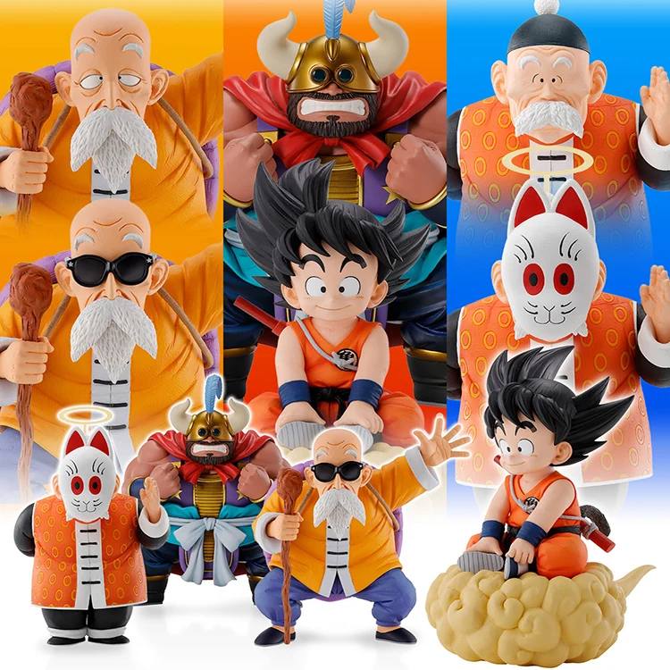 

Bandai Ichiban Kuji Dragon Ball Son Goku Son Gohan Gyuumaou Master Roshi Аниме Фигурка Коллекционная модель