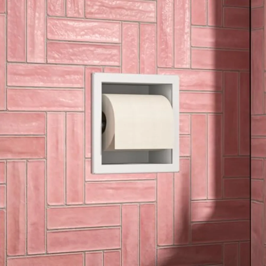 

Toilet Paper older in Wall Toilet Roll older for atroom Renovation 304Stainl Steel Reced Toilet Tissue older Wite