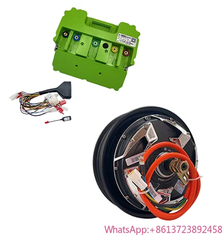 

QSMOTOR 2000W Paired with Fardriver ND72260 Package Electric Motorcycle Motor Controllers for Speeds of 80-90km/h 10\"