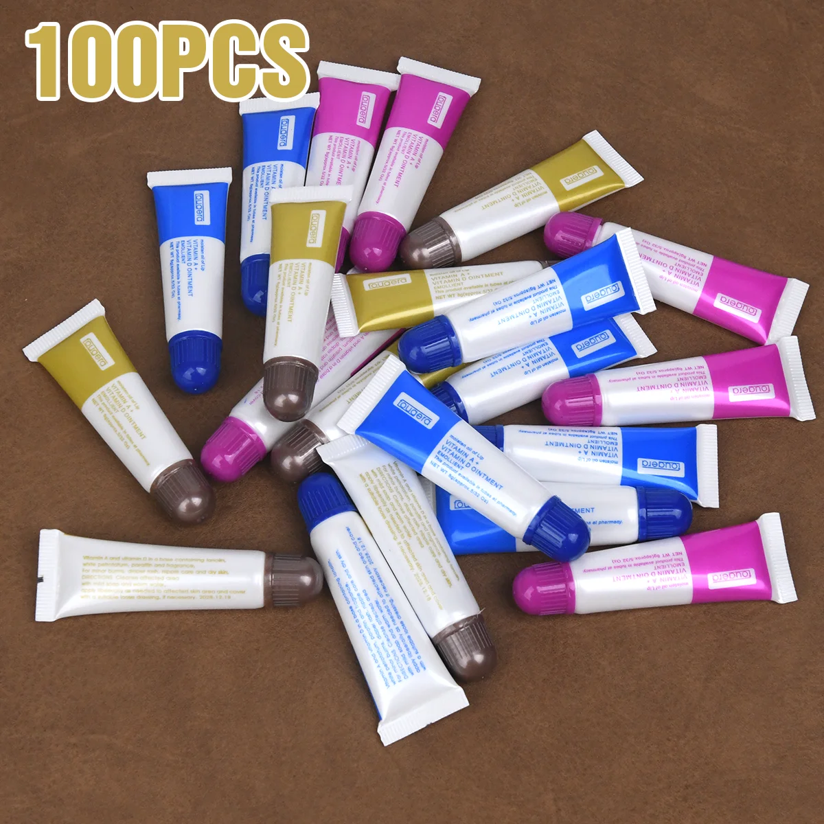 100pcs Tattoo Aftercare Cream Repaire Recovery Healing Microblading Permanent Makeup PMU Eyebrow Lips Body Skin Art Vitamin D