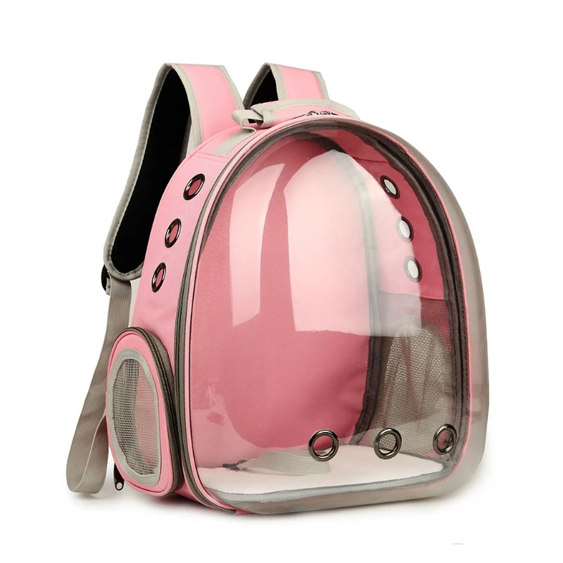 Breathable Transparent Capsule Pet Cat Puppy Travel Space Backpack Carrier Bag