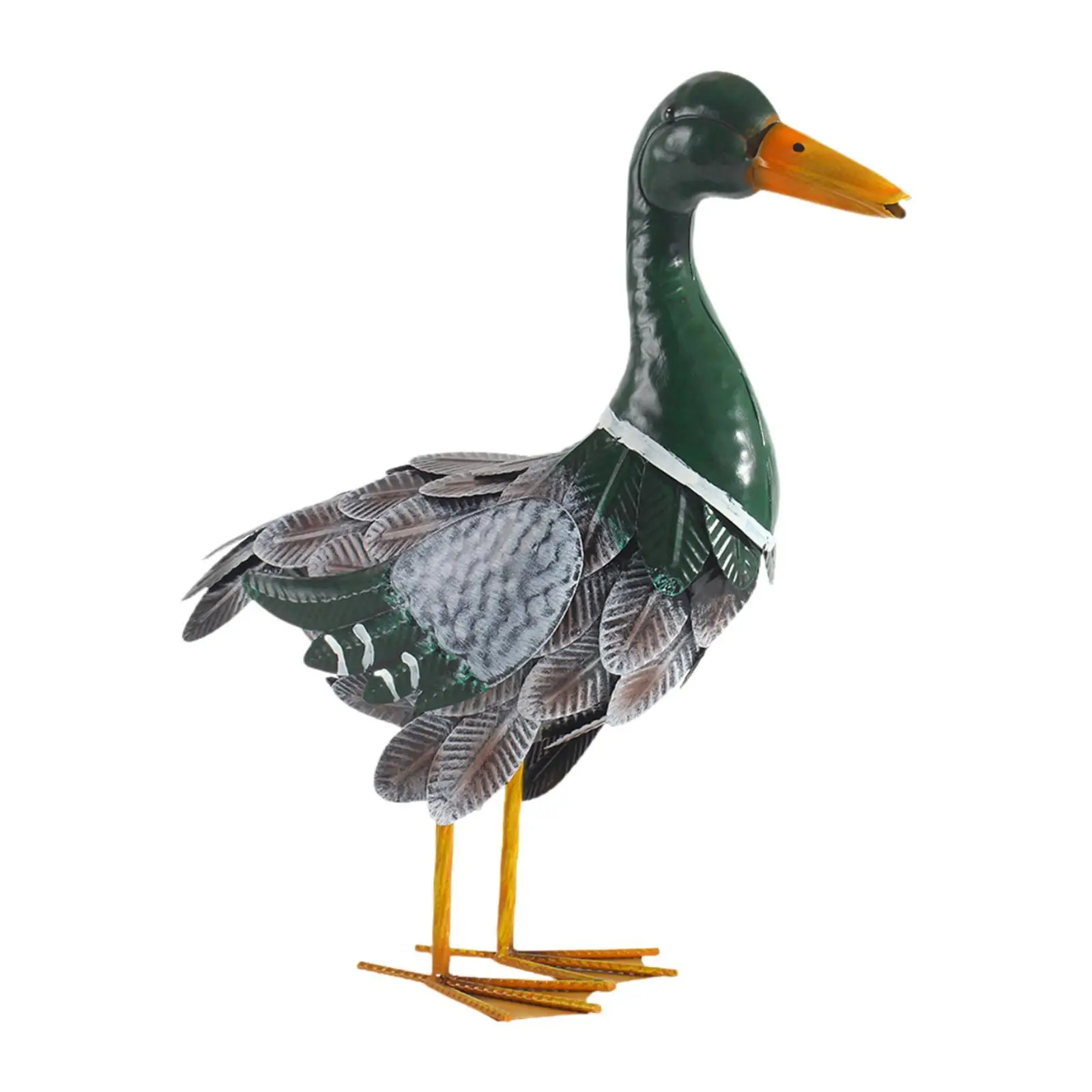 

Duck Statue Ornament Multicolor Courtyard Gift Decoration Home Patio Lawn Yard Balcony Gardens Pond Porch Backyard Duck Figurine