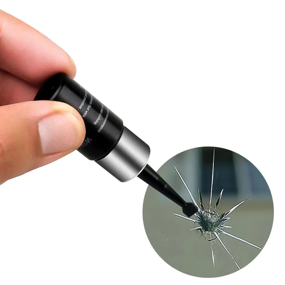 2pc Cracked Glass Repair,Car Windshield Cracked Restoration DIY Mobile Phone Screen Repair Fluid Adhesive Glue For Table Glasses