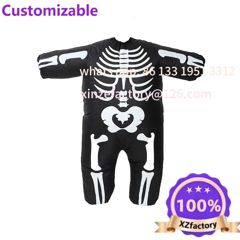 

Customizable Party Skull Ghost Inflatable Costume Atmosphere Arrangement Props Prank Air Model