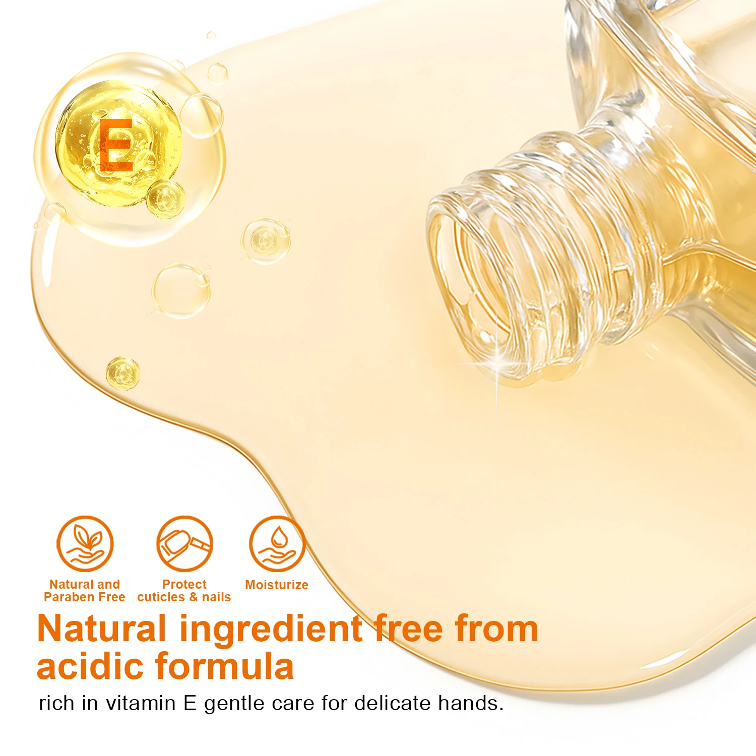 투잉 허니 밀크 큐티클 오일 - 30ml 드로퍼 네일 & 큐티클 보습제 (건조하고 얇은 손톱용) 네일 영양 오일