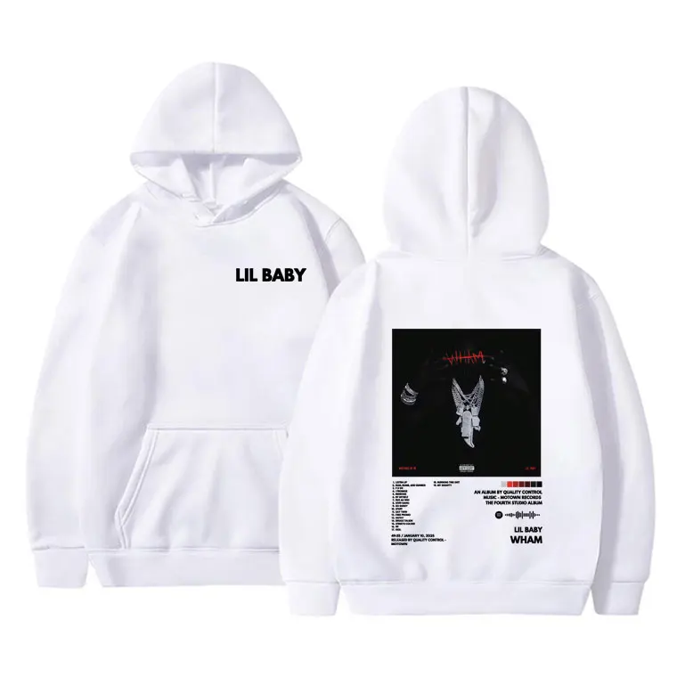 

Rapper Lil Baby Wham Album Graphic Hoodie Men Women Hip Hop Fashion Trend Sweatshirt Unisex Vintage Oversized Pullover Hoodies