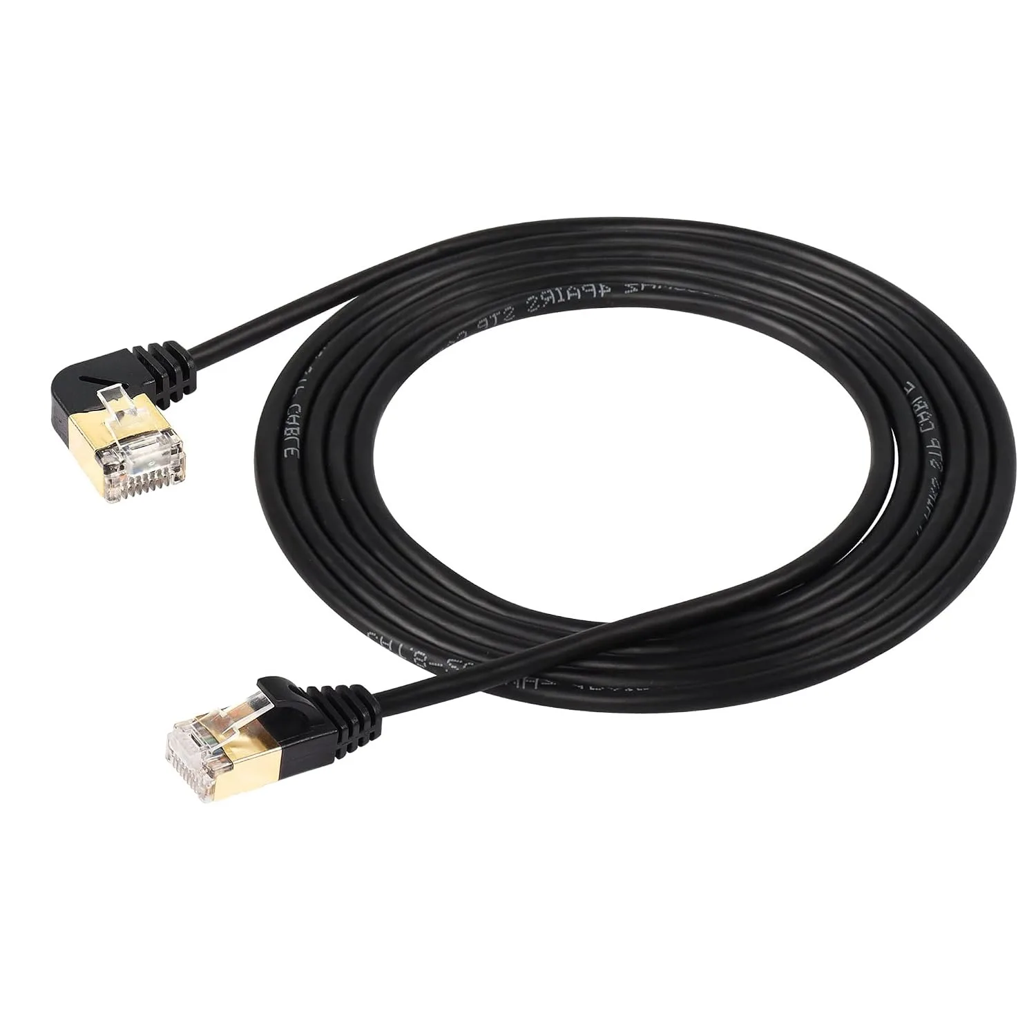 Ultra Cat8 Ethernet Cable SFTP 40Gbps 2000MHz Cat 8 RJ45 Network Lan 90 Degree Right UP Down Angle Internet RJ 45 Laptops Cable