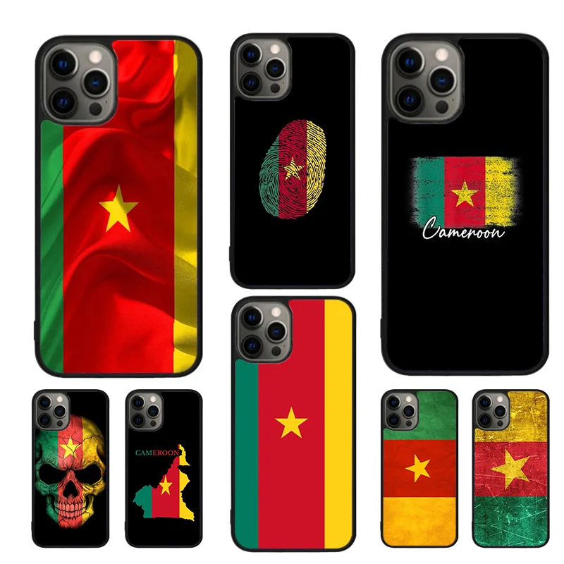 Republic of Cameroon Flag Phone Case For for iPhone 16 15 14 11 12 13 Pro  XR XS MAX Plus coque Cover Shell