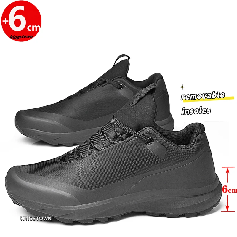 

Sports Men Elevator Booster SneakersHeight Increase Insoles 6CM Chunky Shoes Plus Size 37-45
