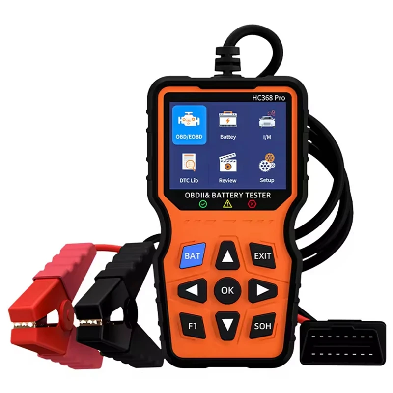 Super Sale HC368 Pro OBD2 Diagnostic Tool for Cars, Engine Test, Battery Tester, Fault Code Reader