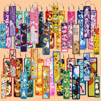 1PCS Cartoon Anime Elf Embroidery Key Fobs Cute Gengar Motorcycles Cars Backpack Chaveiro Fashion Accessory Key Ring Gifts