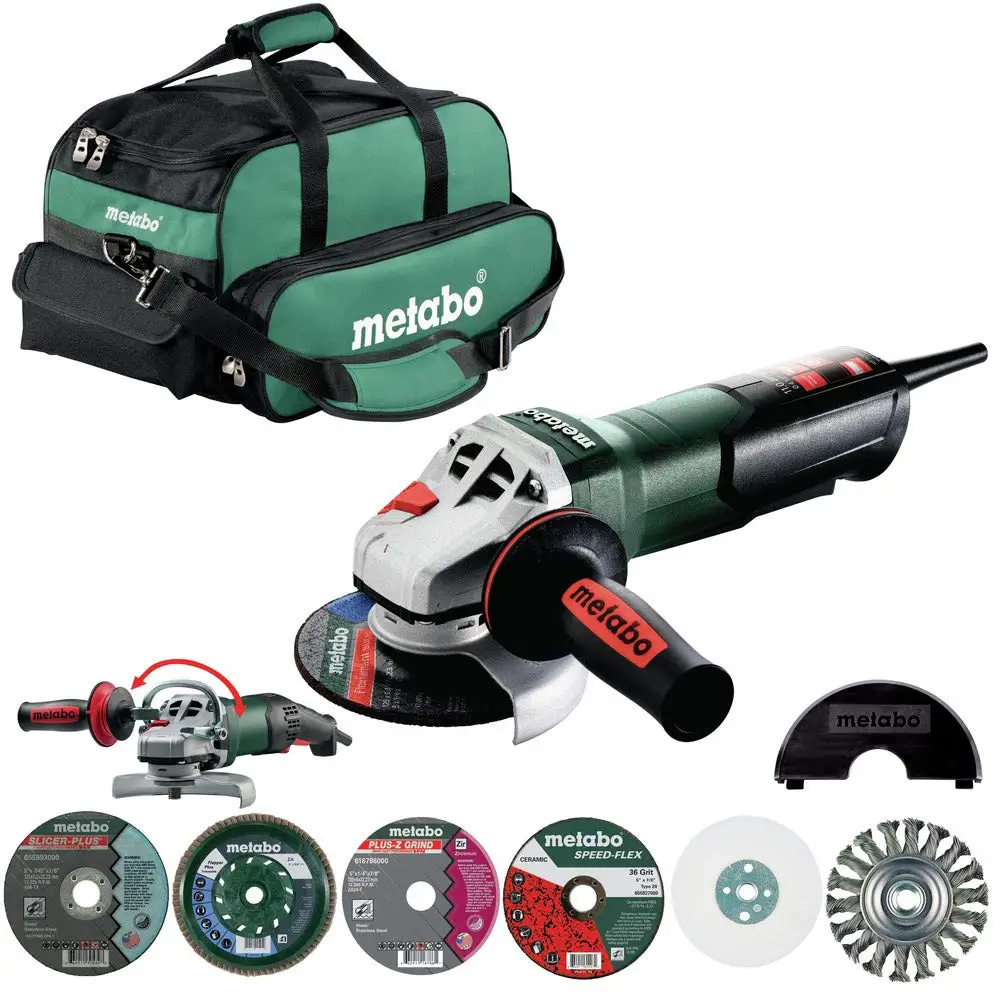 Us3005 11 Amp 4.5 In. / 5 In. Corded Angle Grinder With Non-Locking Paddle Switch System Kit