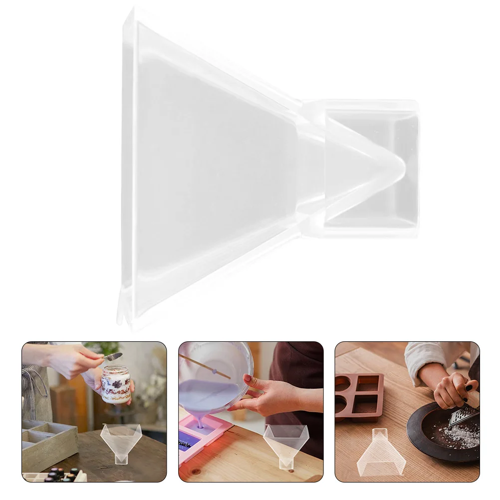 

Silicone Mold Reusable Clear Resin Casting Epoxy Mold Flexible Durable Desktop Decoration Craft Ornament Making Diy Pyramid