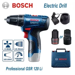 Bosch Professional GSR120 Li Brushless Cordless Electric Drill Screwdriver Adjustable Gear Variable Speed Impact Drill Power Too