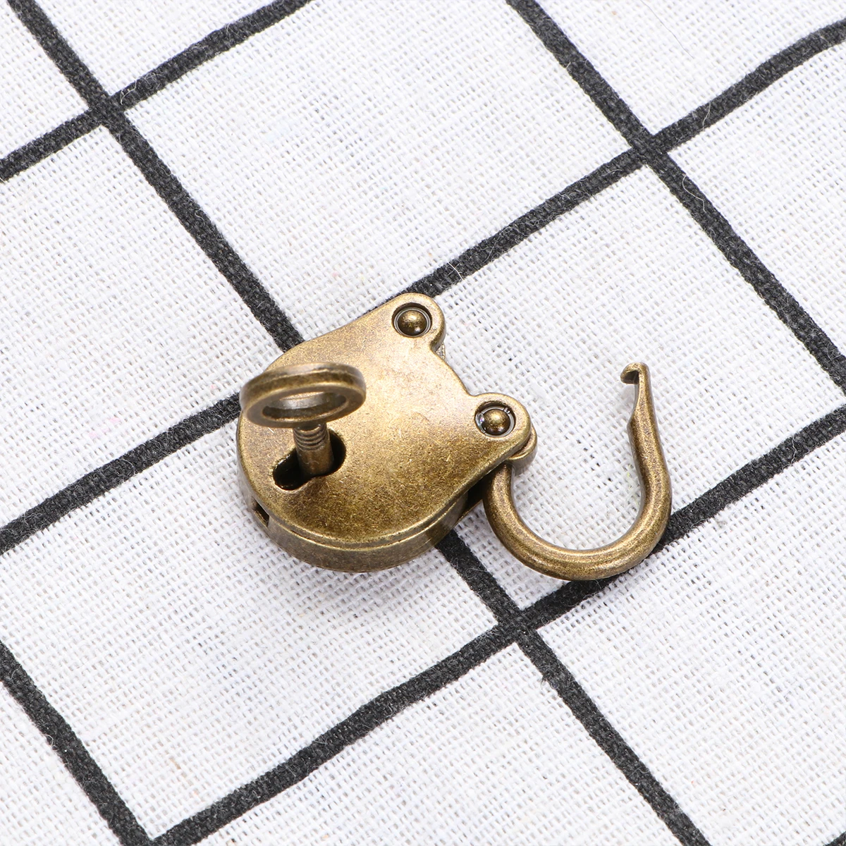 

3pcs Retro Vintage Mini Padlocks Key Lock Light Gold For Art Craft Jewelry Making Lightweight Locks Diy Projects