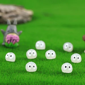 Miniatur Ghibli Feen Ornament, Ghibli -Heimat, Party -Dekor -Accessoires, Bonito Kawaii Mikrodekorationslandschaft, Staub, 10pcs 8 Hauptverkaufsstudio Ghibli Leuchten - №3