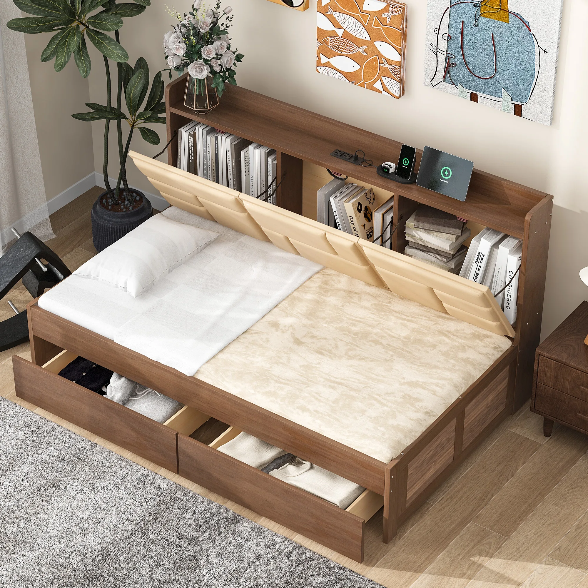 Twin Size Bed Frame…