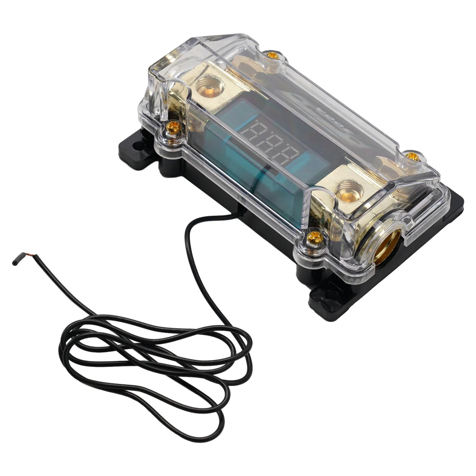 Holder Fuse 0 2 4 Gauge Parts W/ Fuse 300 Amp Black LED Digital Display for m3 Thread High Quality Holder Fuse