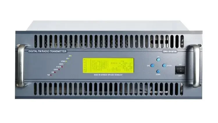 Fmuser ZHC618F 2000watt FM Transmitter Radio Broadcast + 2-bay FM-DV1 Antennas For City Radio Station