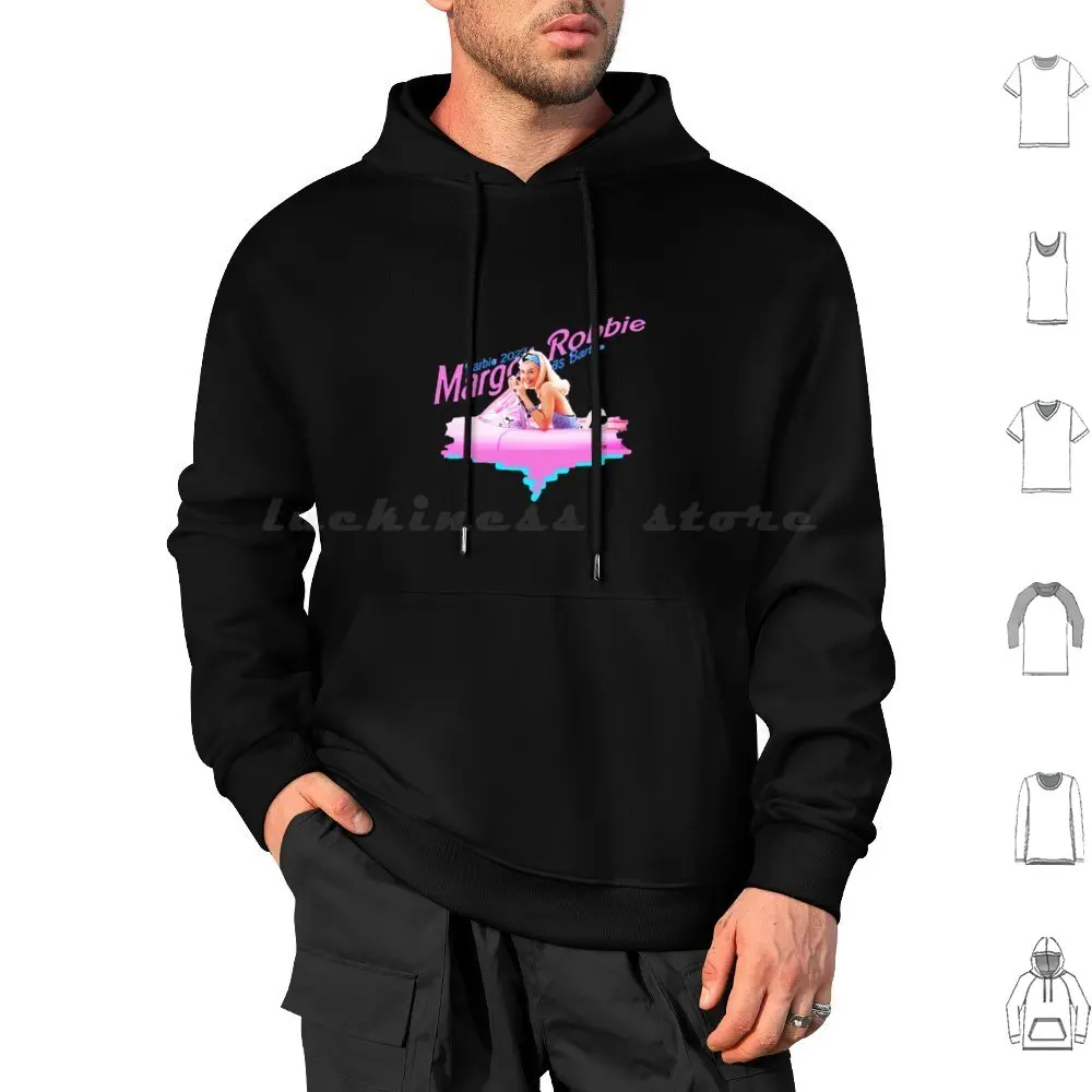 Margot Robbie Hoodie cotton Long Sleeve 2023 Margot Robbie Ryan Gosling 2023