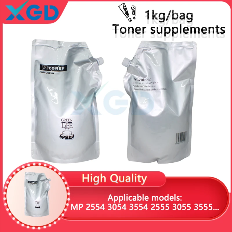 

1kg/bag Toner supplements for Ricoh MP 2554 3054 3554 4054 5054 6054 2555 3055 3555 4055 5055 6055 Refill Toner Powder