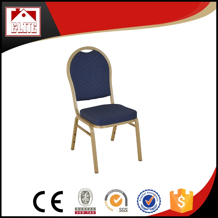 Aluminum Frame Fabric Fabric Stackable Banquet Chair Suitable for Hotel Banquet Wedding Banquet Chair