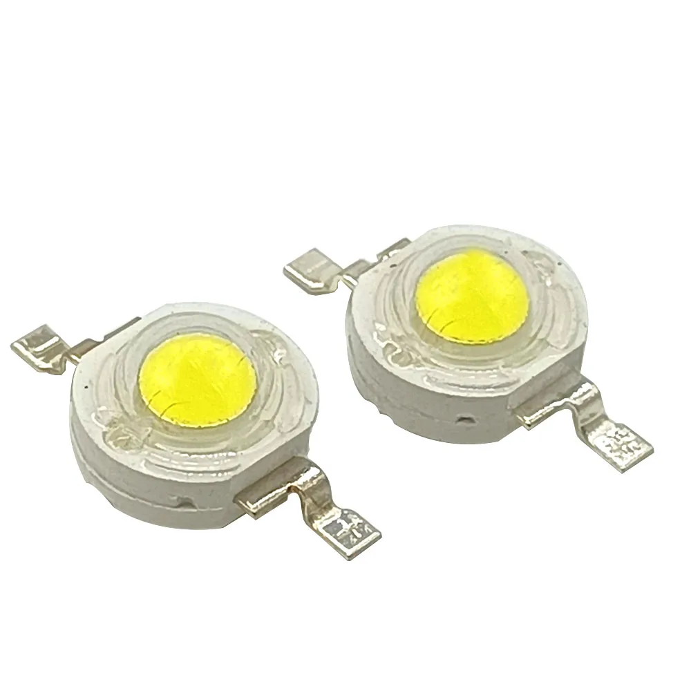 

1W 3w High power LED Lamp bead Chips Warm white 3500K Neutral white4500K White 6000K high light bulb lights 100PCS