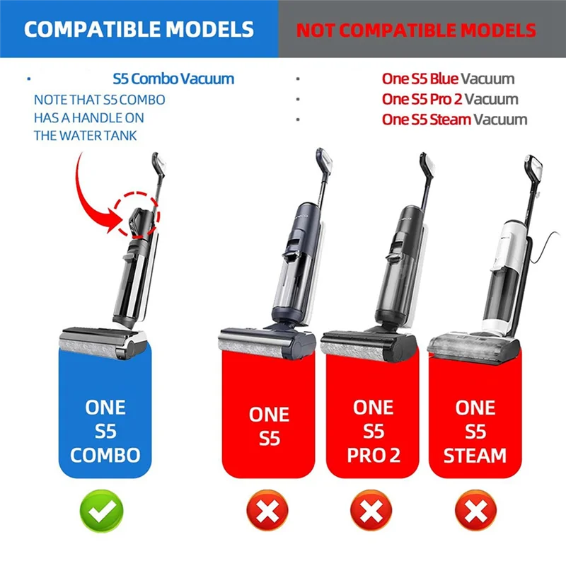 Für Tineco Bodenwäscher Zubehör Steam 2.0/Steam2.0 Pro Max Rollenbürste Filter Ersatzteile Bürste