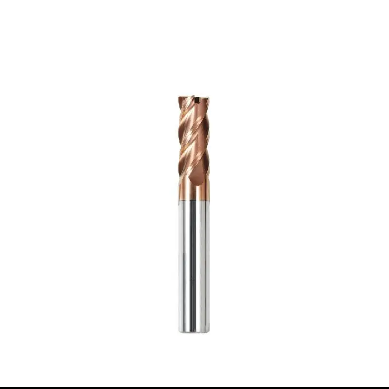 Tungsten Steel Carbide Flute Milling Cutter Nano Coating Corrosion Resistant CNC Machinery Part for Metal Milling Works