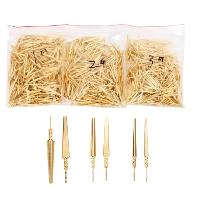 

100 шт. латунных позиционирующих штифтов для зуботехнических лабораторий с шипами, латунные штифты для гипсовых моделей, гипсовые штифты для зубных протезов, фитинги для гипсовых форм